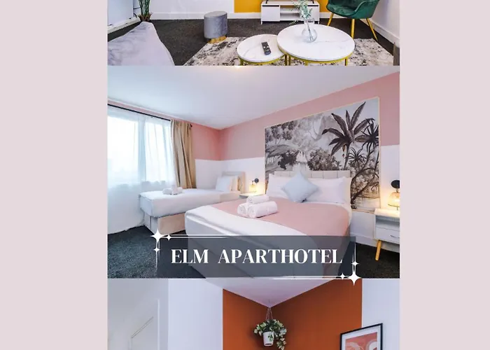Elm Aparthotel , Collection Of Apartments Available Near Media City , Free Parking